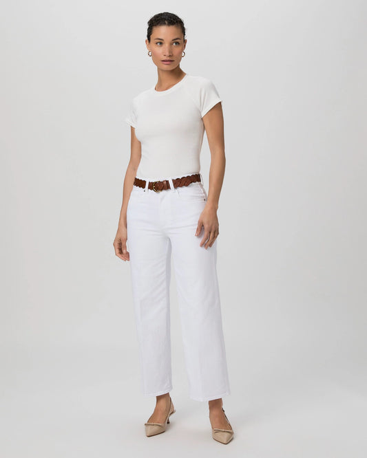 Paige Sasha Ankle Crisp White