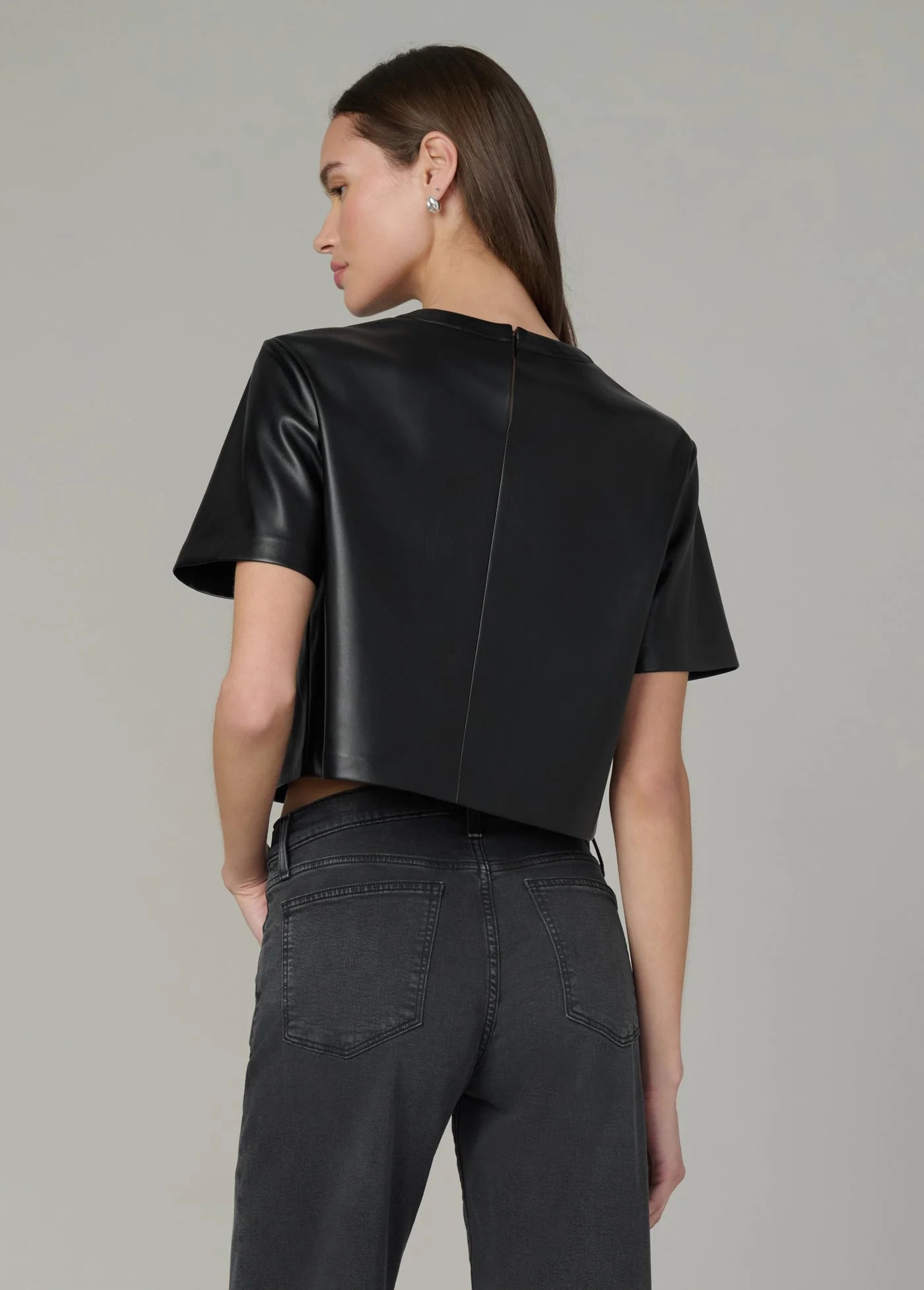 Joes Boxy Vegan Leather Tee