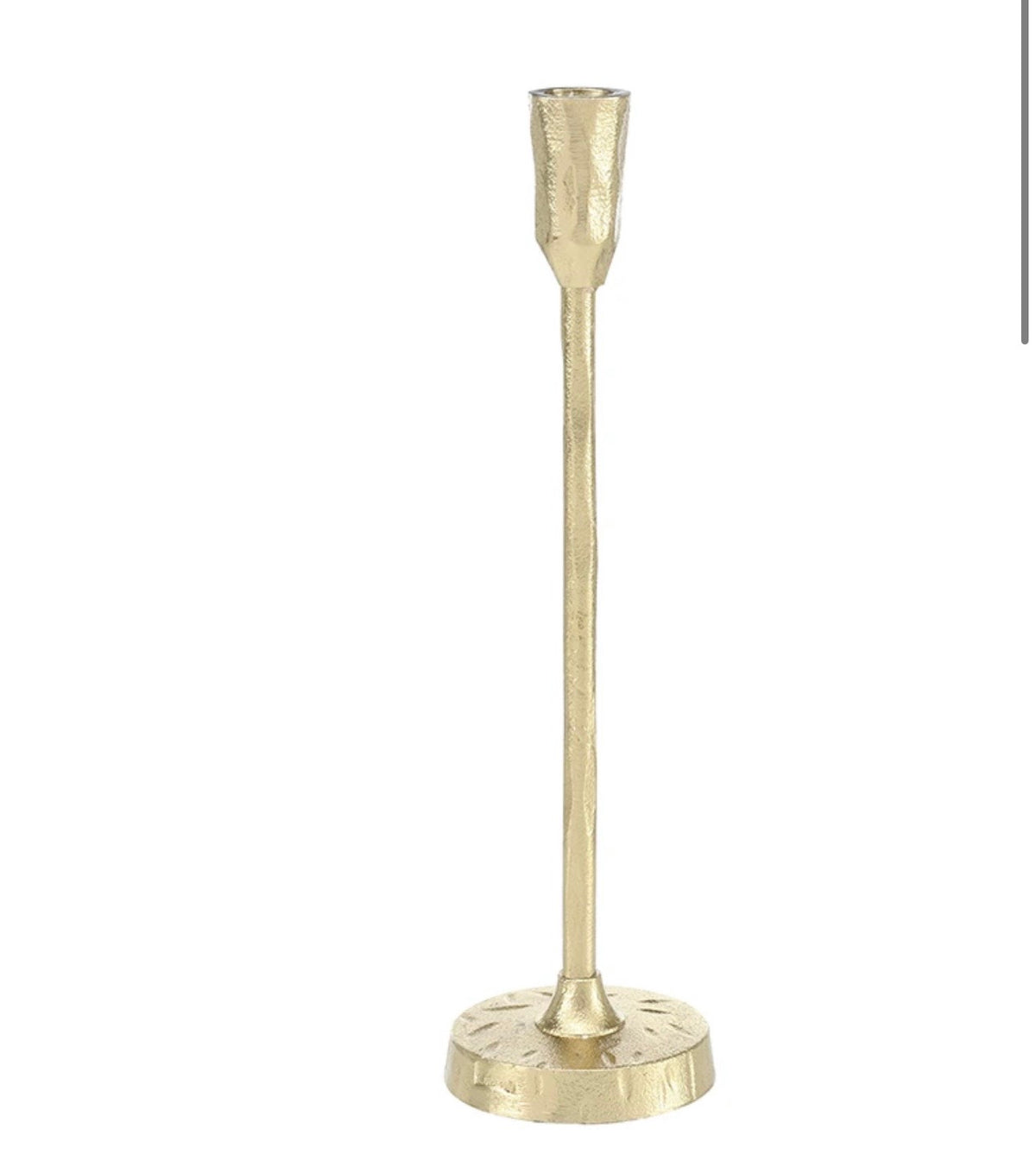 Santa Barbara Design Studios Hammered Aluminum Candle Holder
