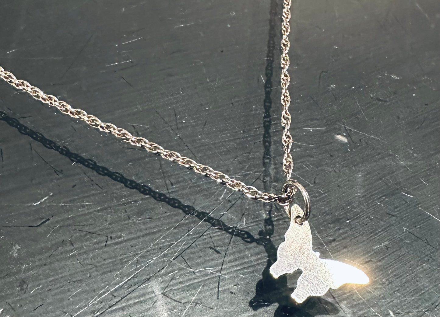 Sterling Silver Butterfly Necklace