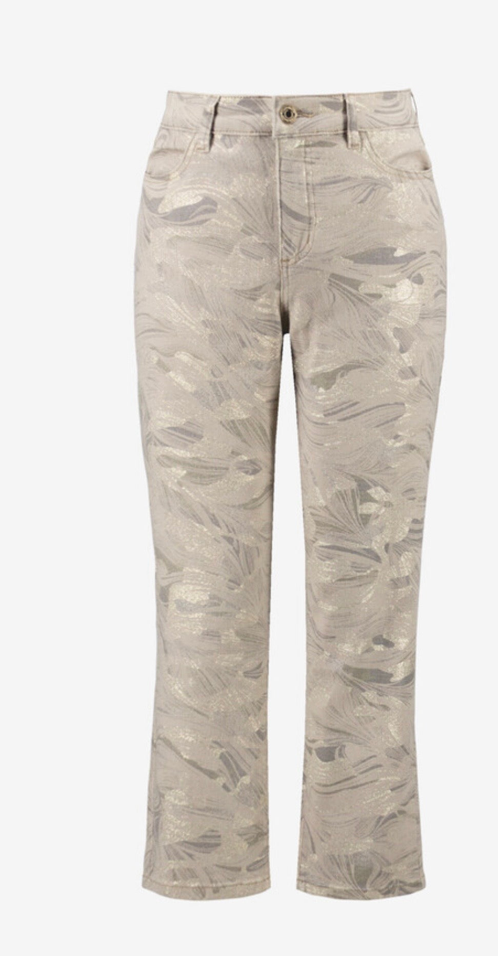 Joseph Ribkoff LDS Slim Cropped Floral Trousers