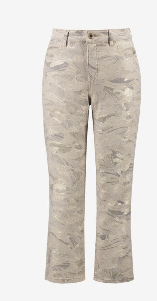 Joseph Ribkoff LDS Slim Cropped Floral Trousers