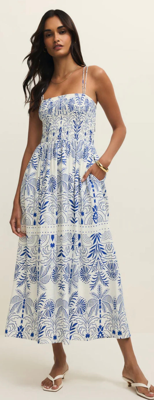 ZSupply Nadine Airy Palm Maxi Dress