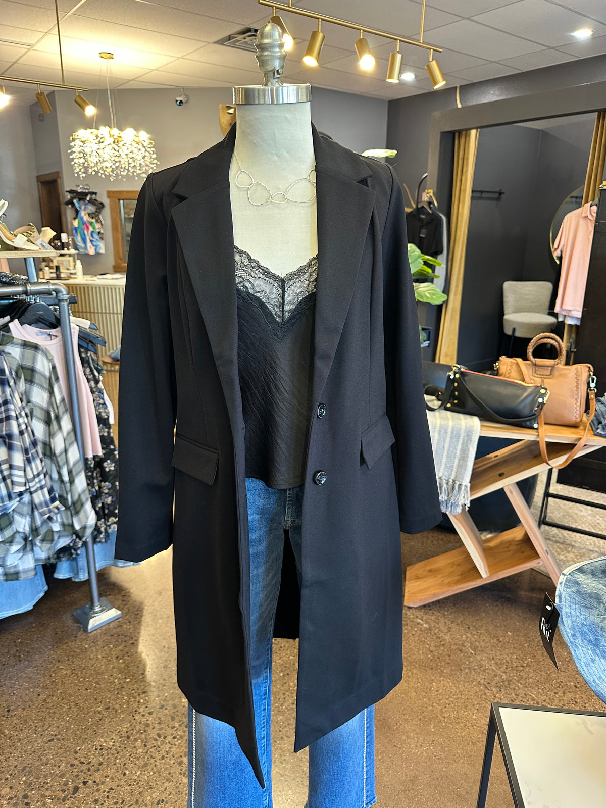 Liverpool Fit and Flare Long Blazer
