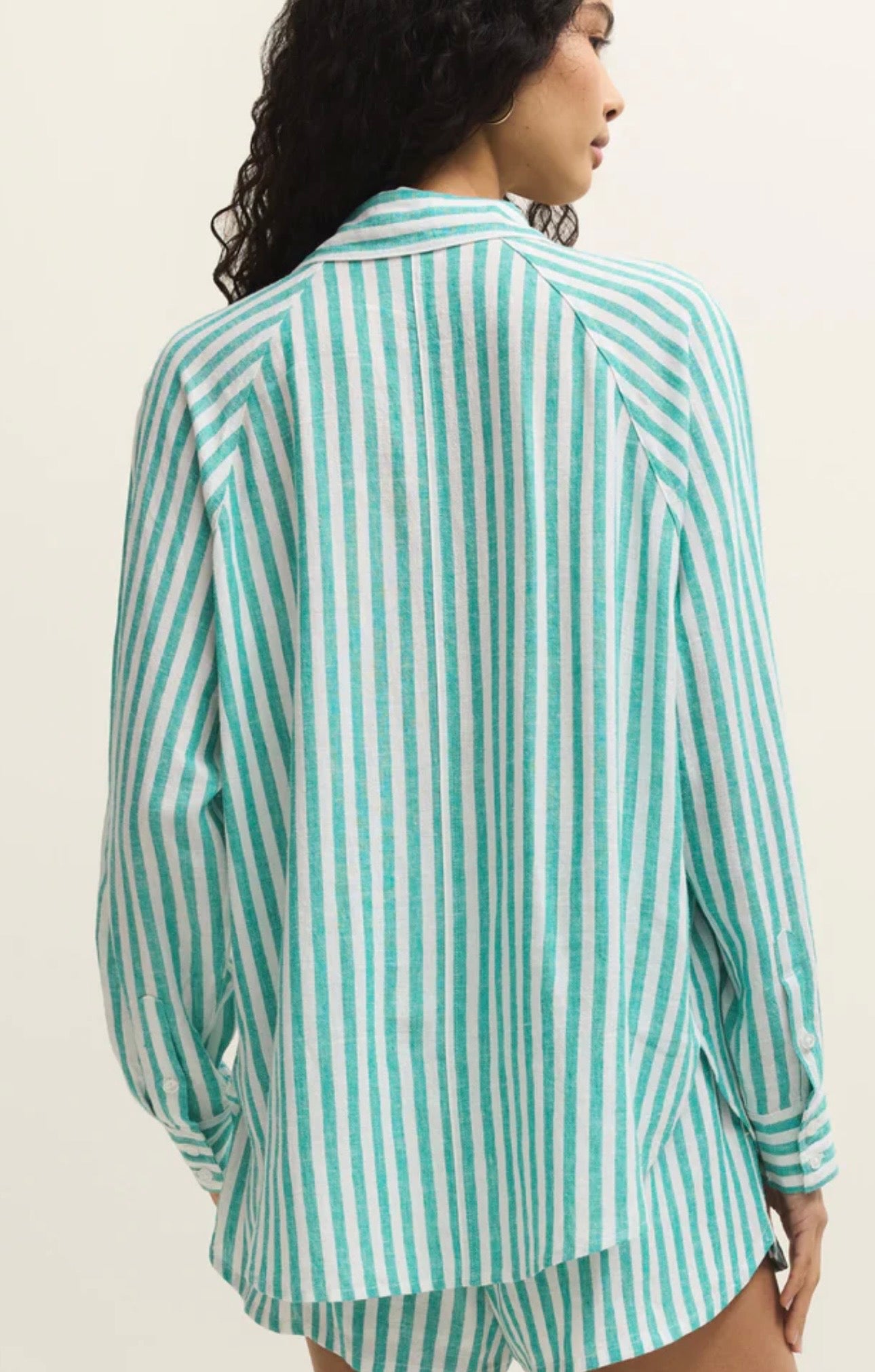 Zsupply The Perfect Striped Linen Top