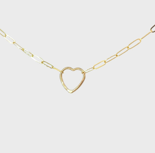 Kate Jack Tiny Heart Paperclip Chain