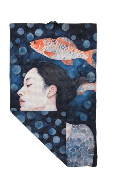 Creative Coop Two Sided Microfiber Tea Towels