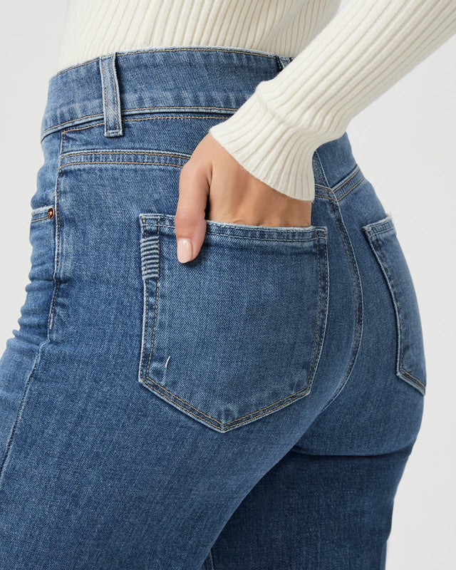 Paige Sasha Wide Leg Jean Stefania Distressed