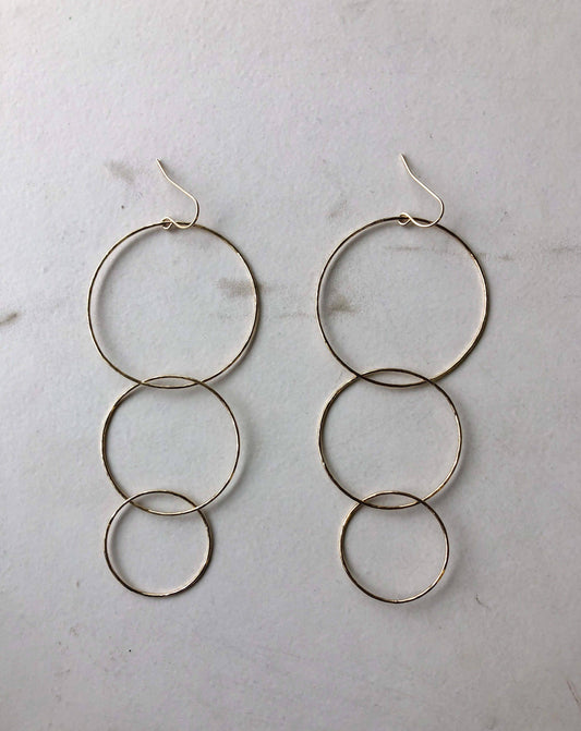 Nashelle Harlow Triple Drop Earrings GP