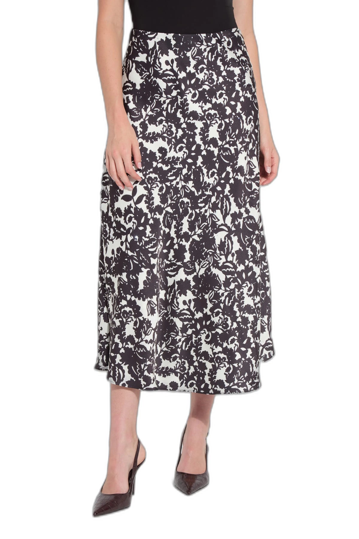 Lysse Evan Crystal Embellished Bias Skirt