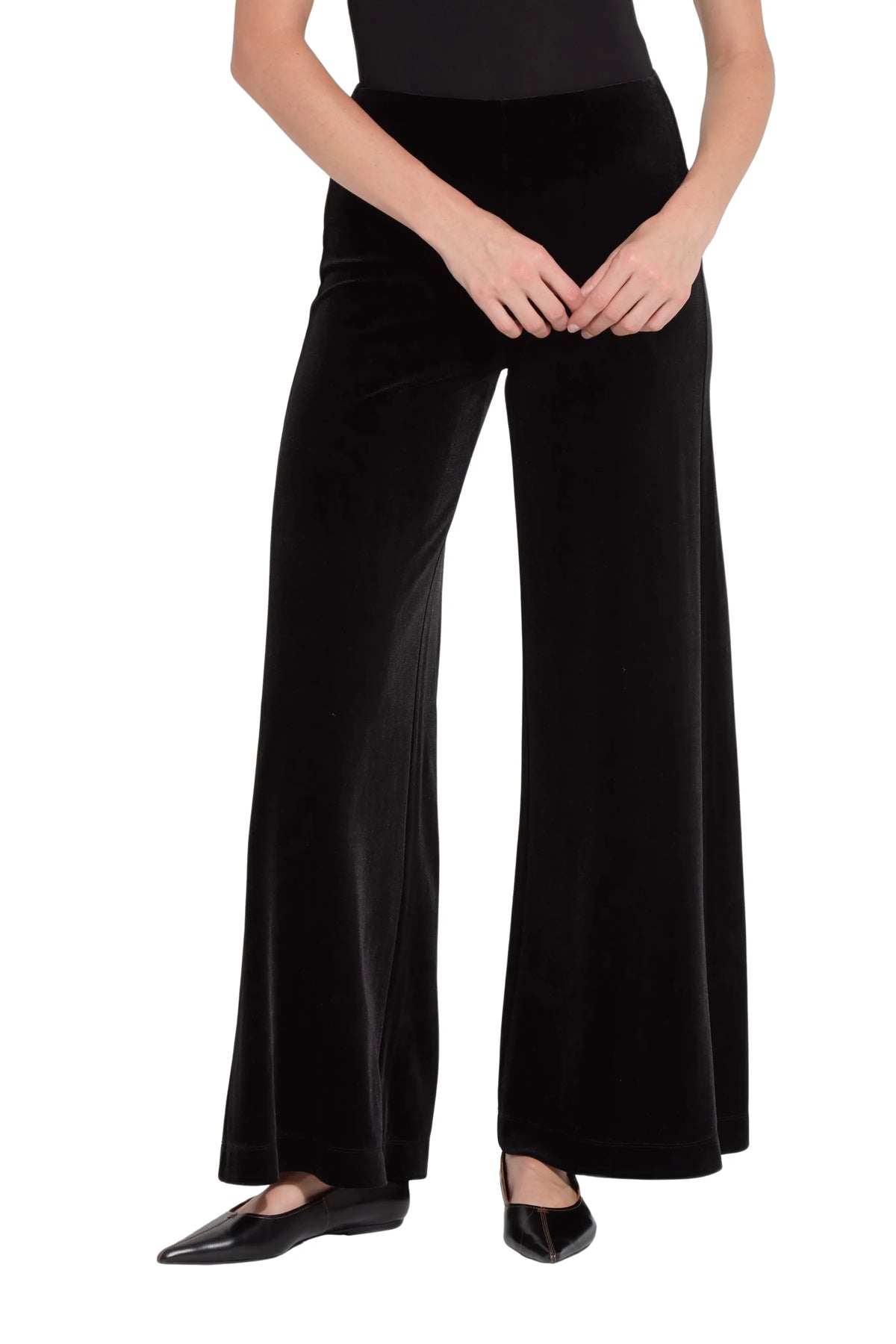 Lysse Ellery High Waist Flare Velvet Pant