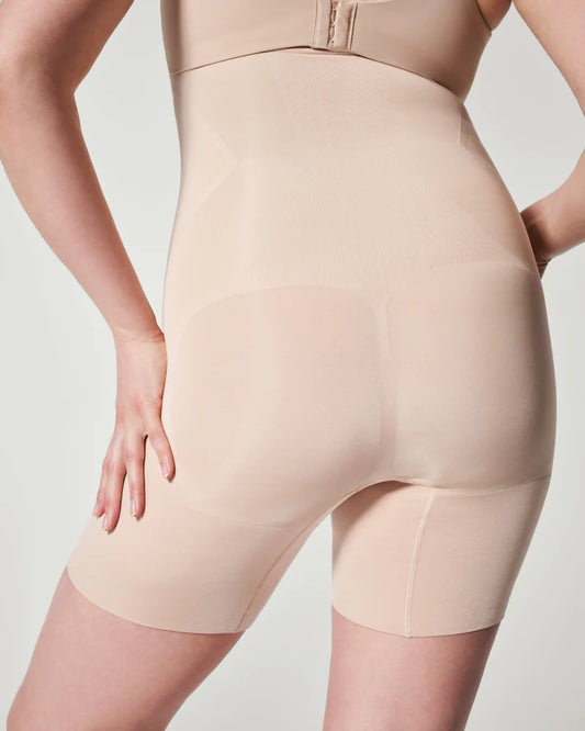 Spanx High Waisted Mid-Thigh Short Soft Sand SS1915