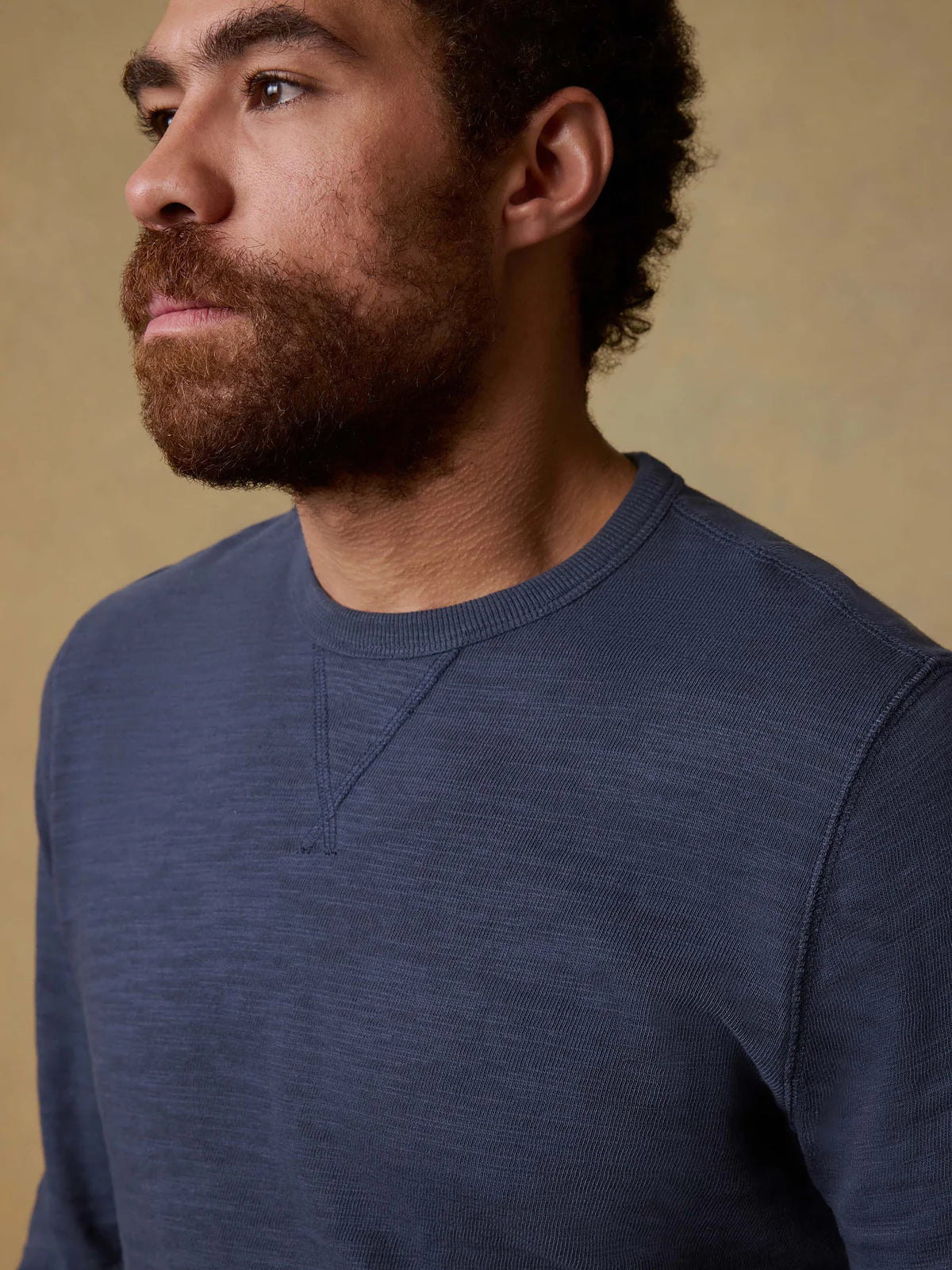 Faherty Men’s Sunwashed Slub Crew