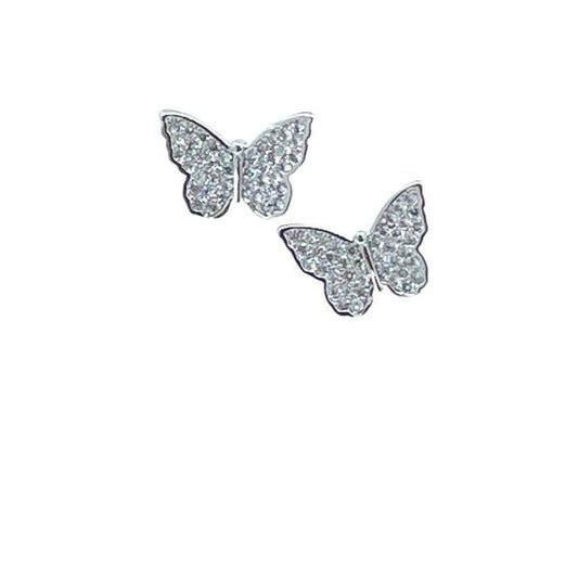 Athena Pave Open Butterfly Stud (EP45BFLY/EGP45BFLY)