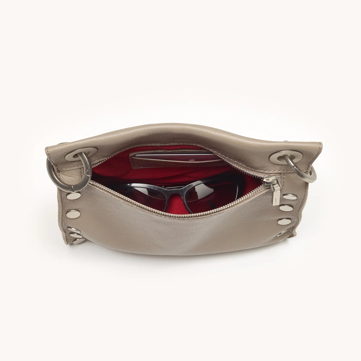 Hammitt Tony Medium Pewter Pebble