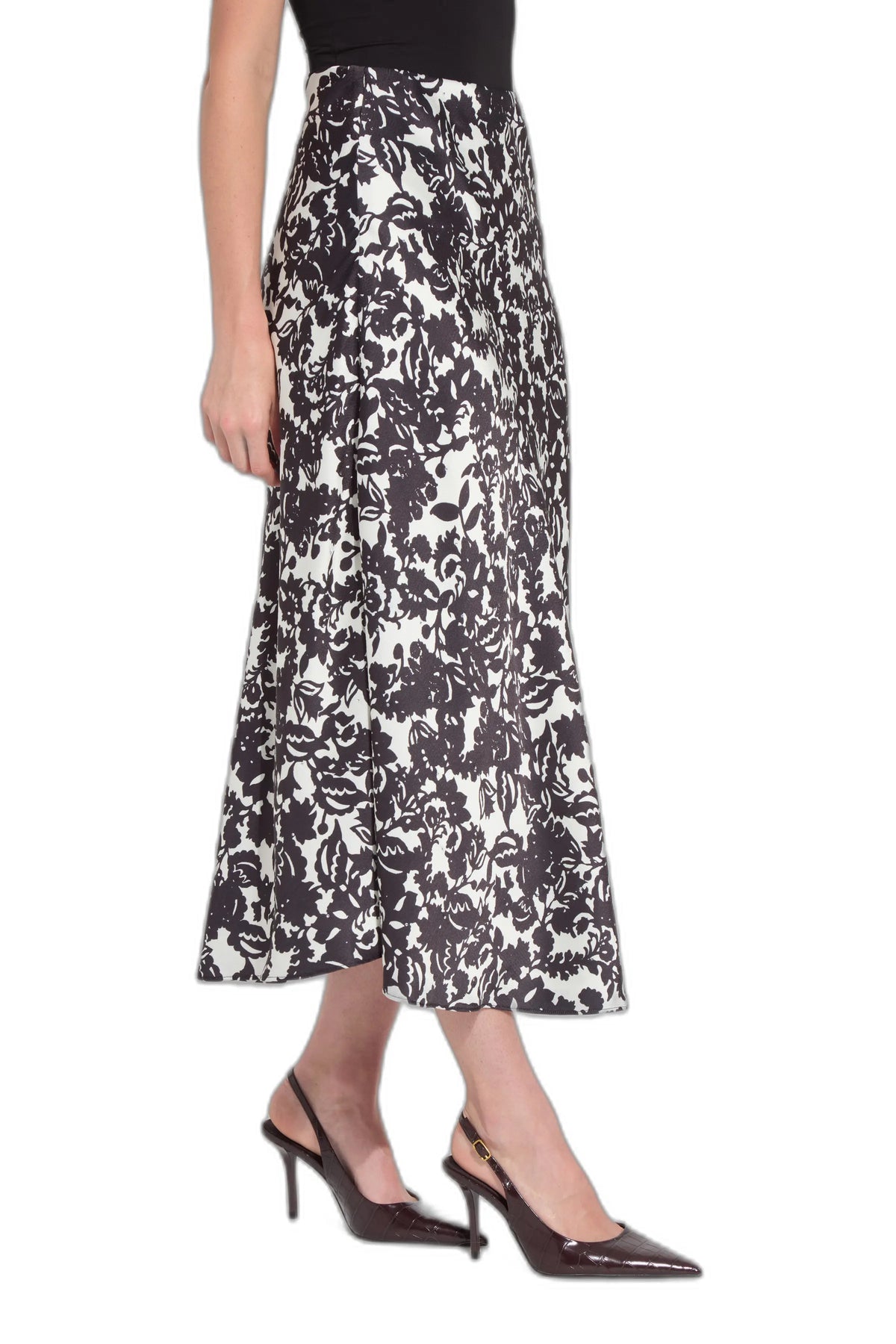 Lysse Evan Crystal Embellished Bias Skirt