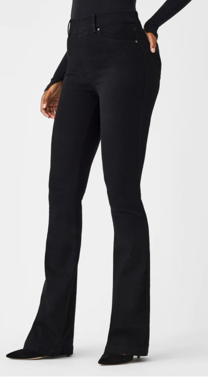 Spanx Flare Black denim