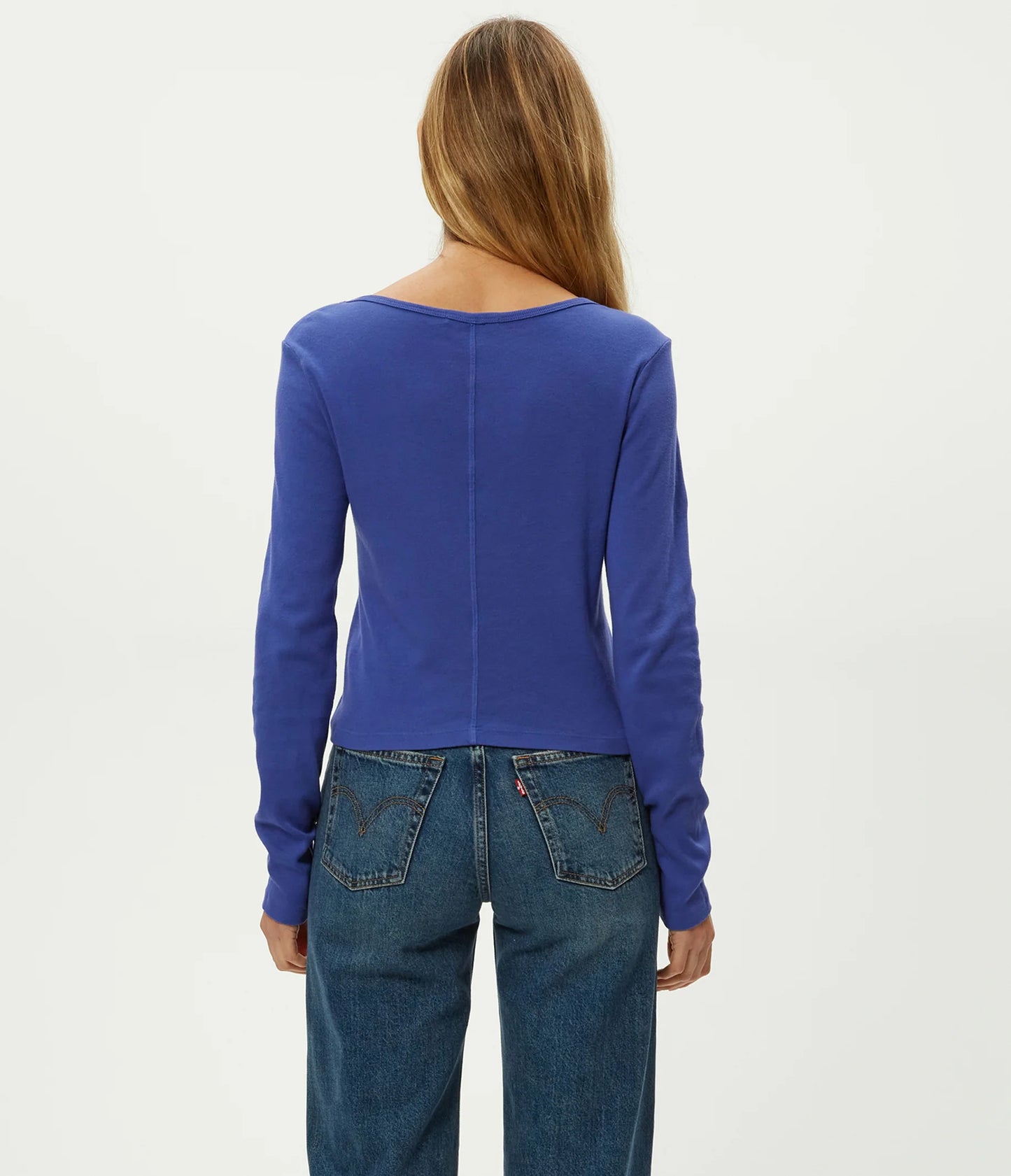 Michael Stars Lizzie L/S V-Neck