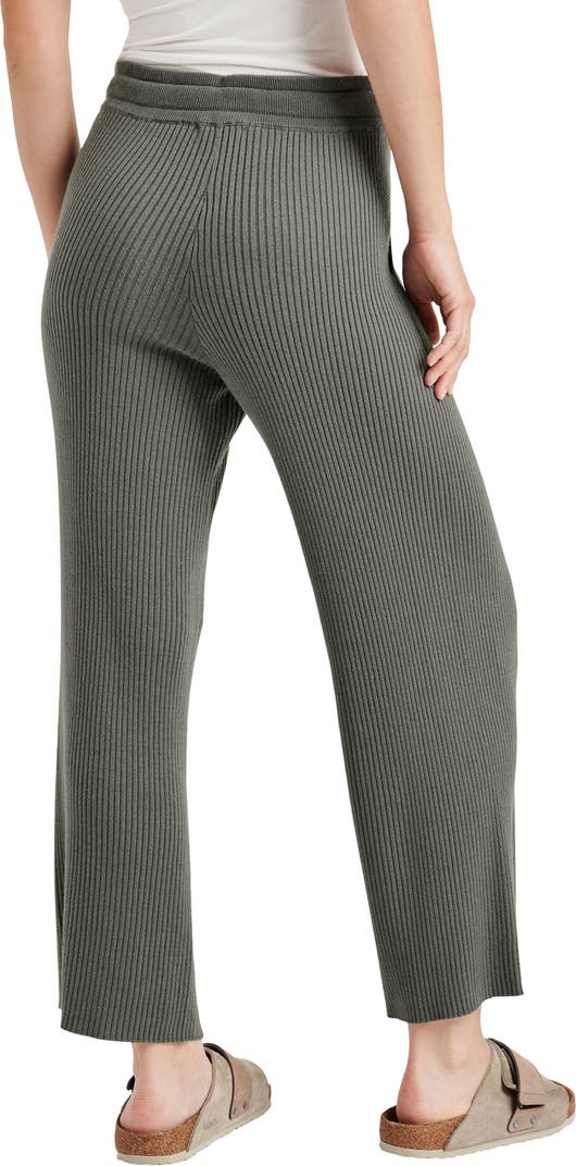 Splendid Georgie Rib Pant Soft Olive