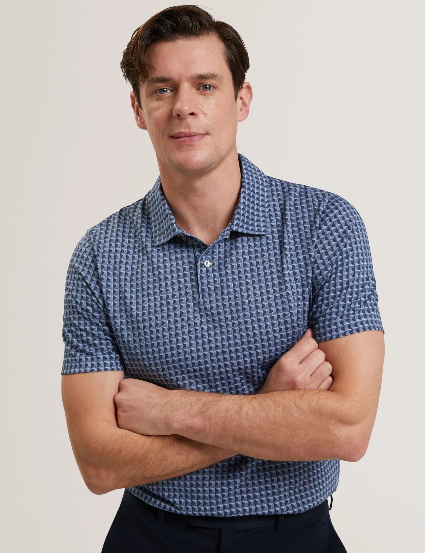 Ted Baker Zumurud SS Painted Geo Polo