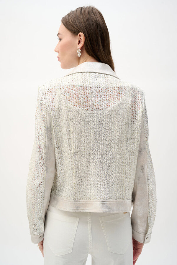 Joseph Ribkoff Champagne Silver Jacket