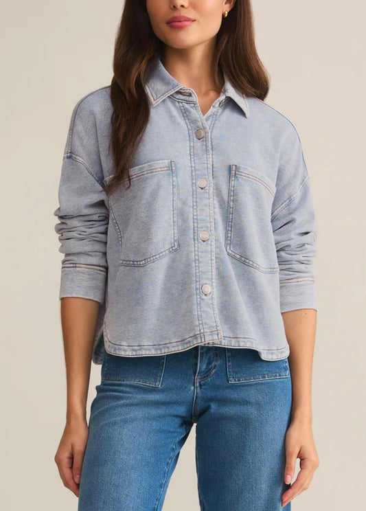 ZSupply All Day Cropped Knit Jacket