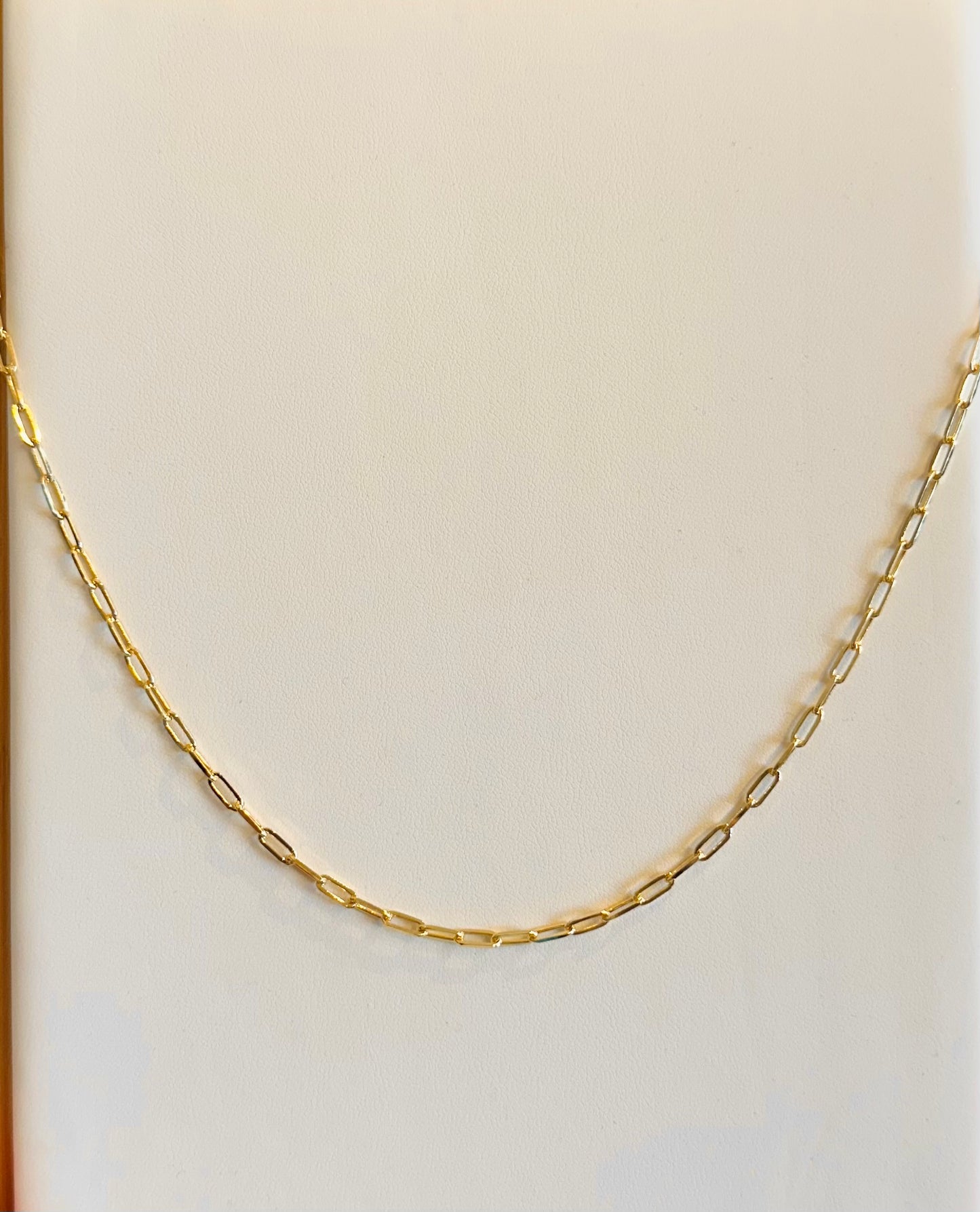 Silver And Accessories Tiny Paper Clip Chain