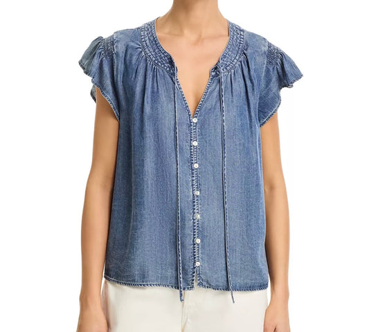Rails Aviva Blouse Blue Ridge