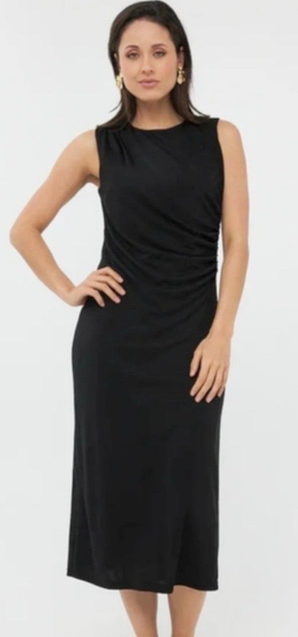 Esqualo Gathered Midi Dress