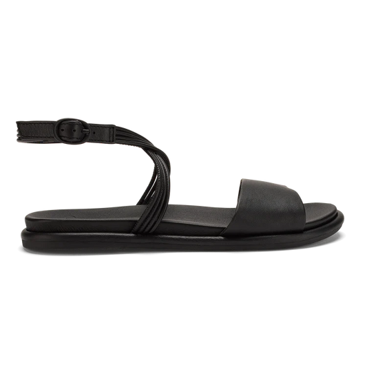 Olukai Tiare Wrap Sandal In Black