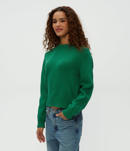 Michael Stars Merle  Crew Sweater
