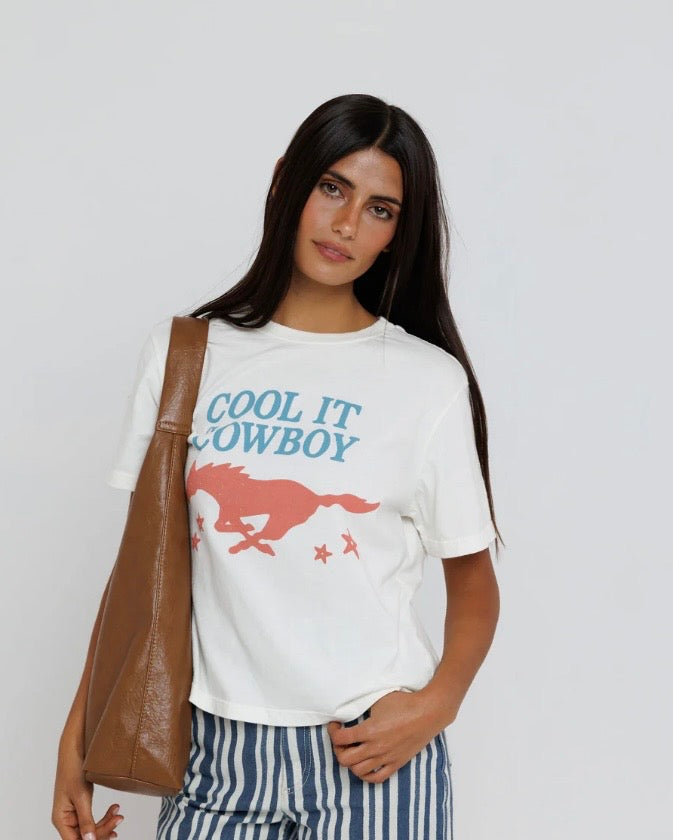 Sunny Somewhere Cool It Cowboy Everyday Tee