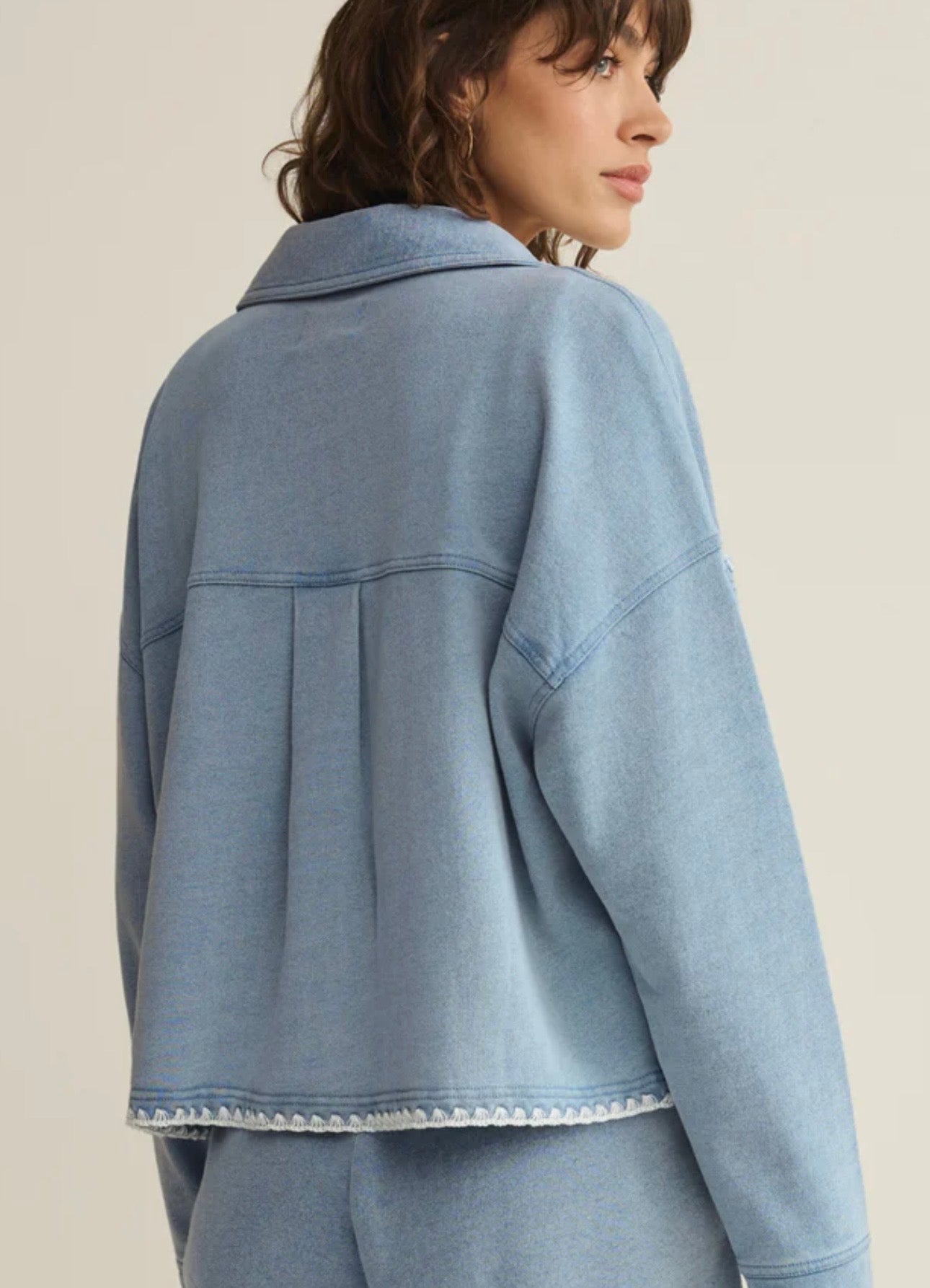 Zsupply All Day Crop Whipstitch Jacket