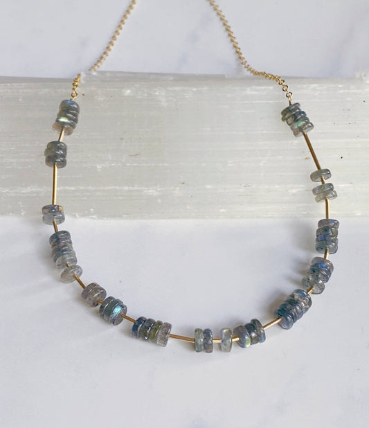 Bonnie Boardman Labradorite Heishi Choker