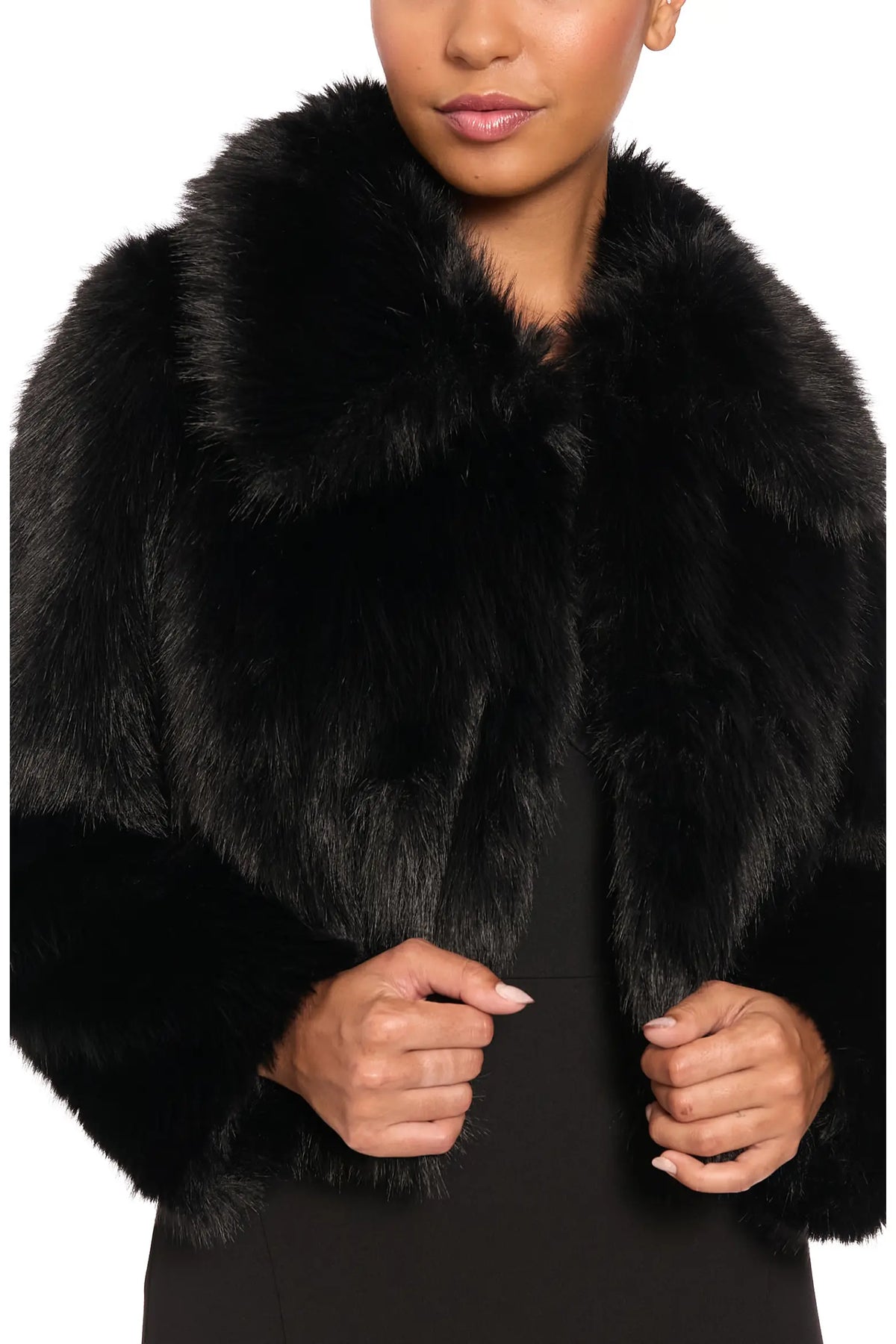 Maggy London Faux Fur Jacket