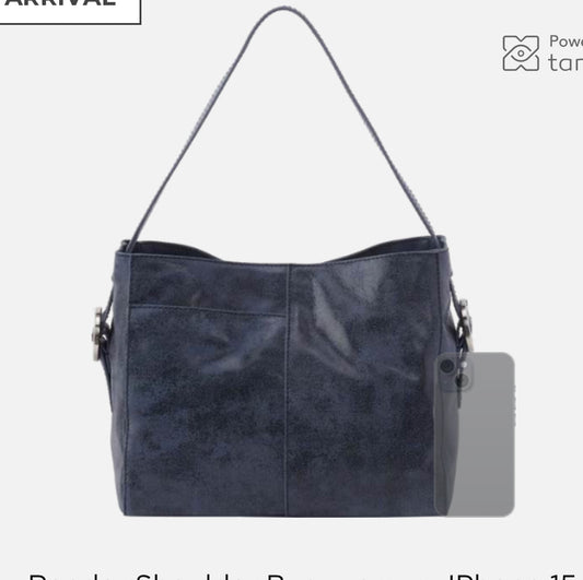 Hobo Render Buffed Leather Indigo Sky