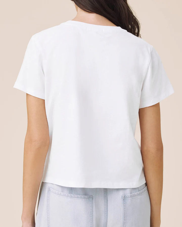 Splendid Embroidered Seashell Tee