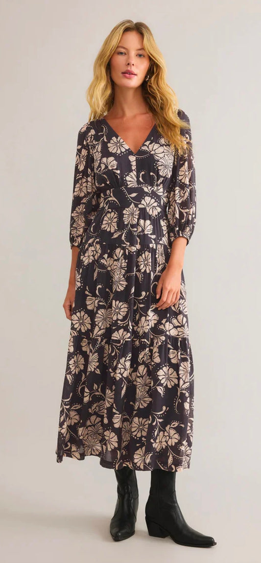 ZSupply Adelina Ari Floral Midi Dress