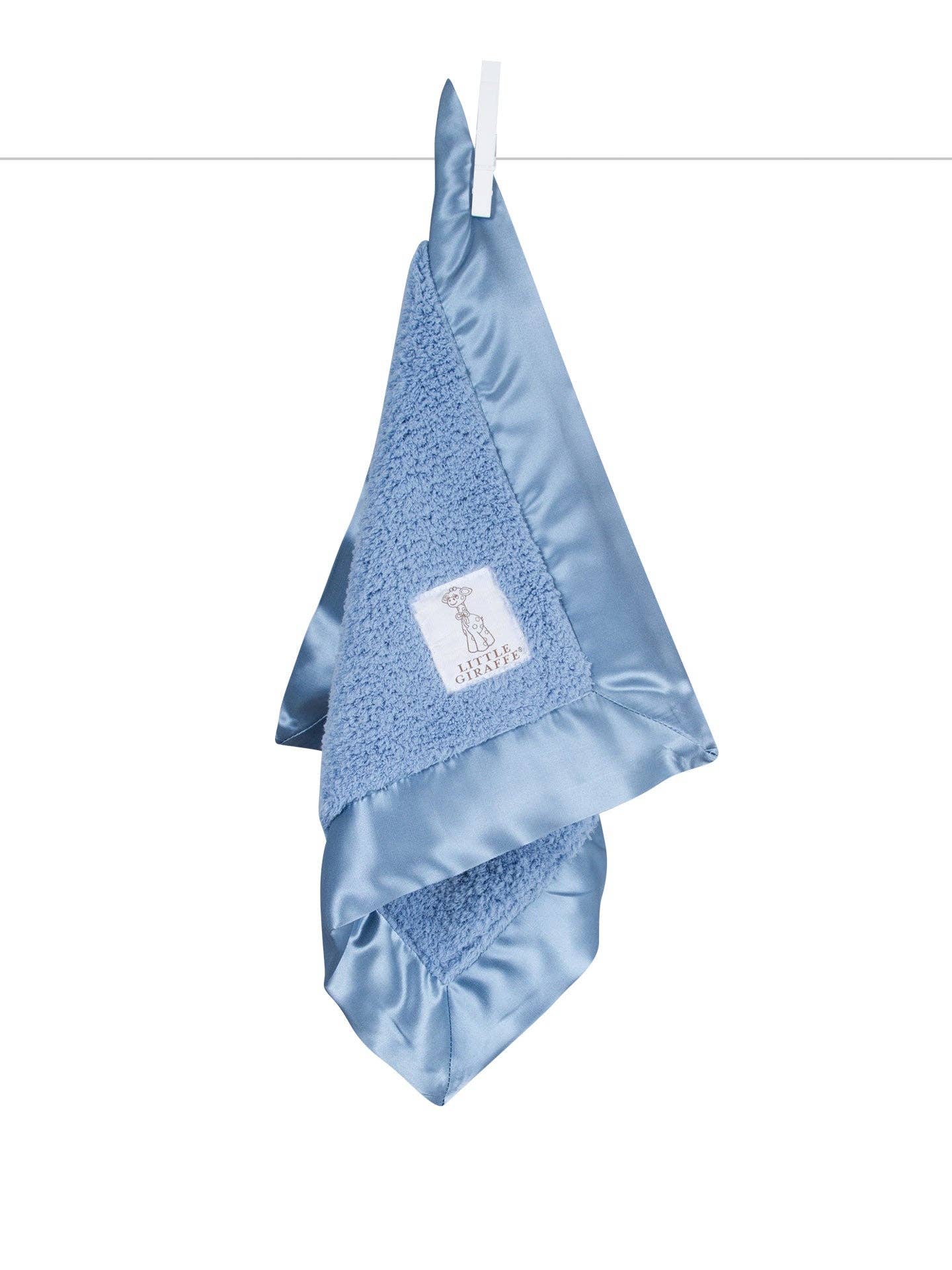 Chenille Blanky: Silver