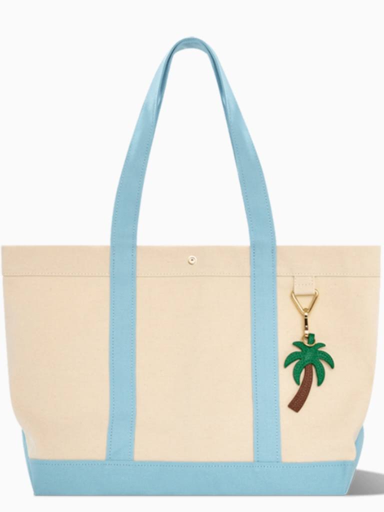 Baublebar Tote with Palm Tree Charm