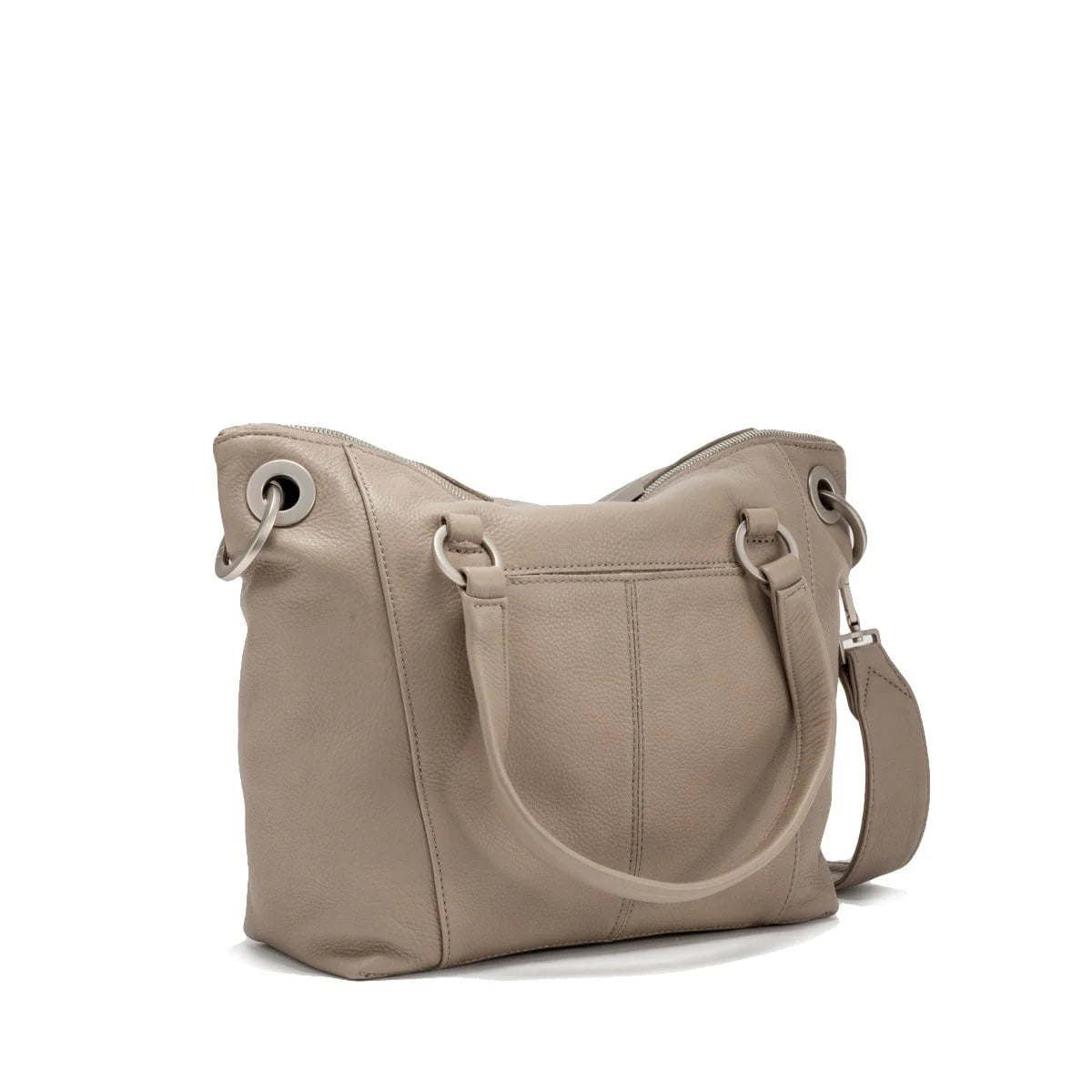 Hammitt Daniel Med-Pewter Pebble-BS