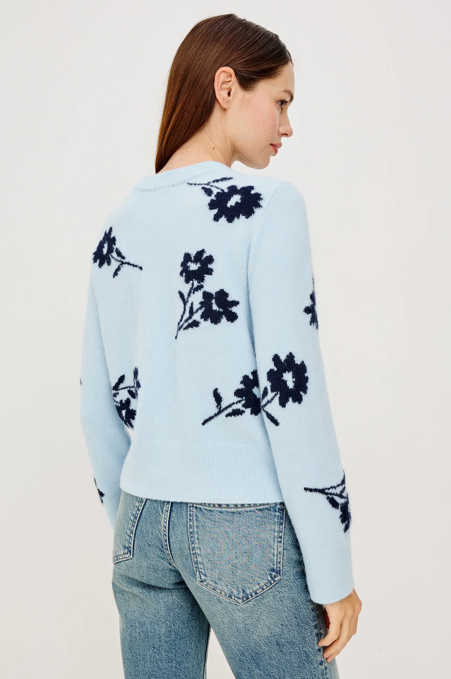 Rails Anise Sweater Winter Blue Floral