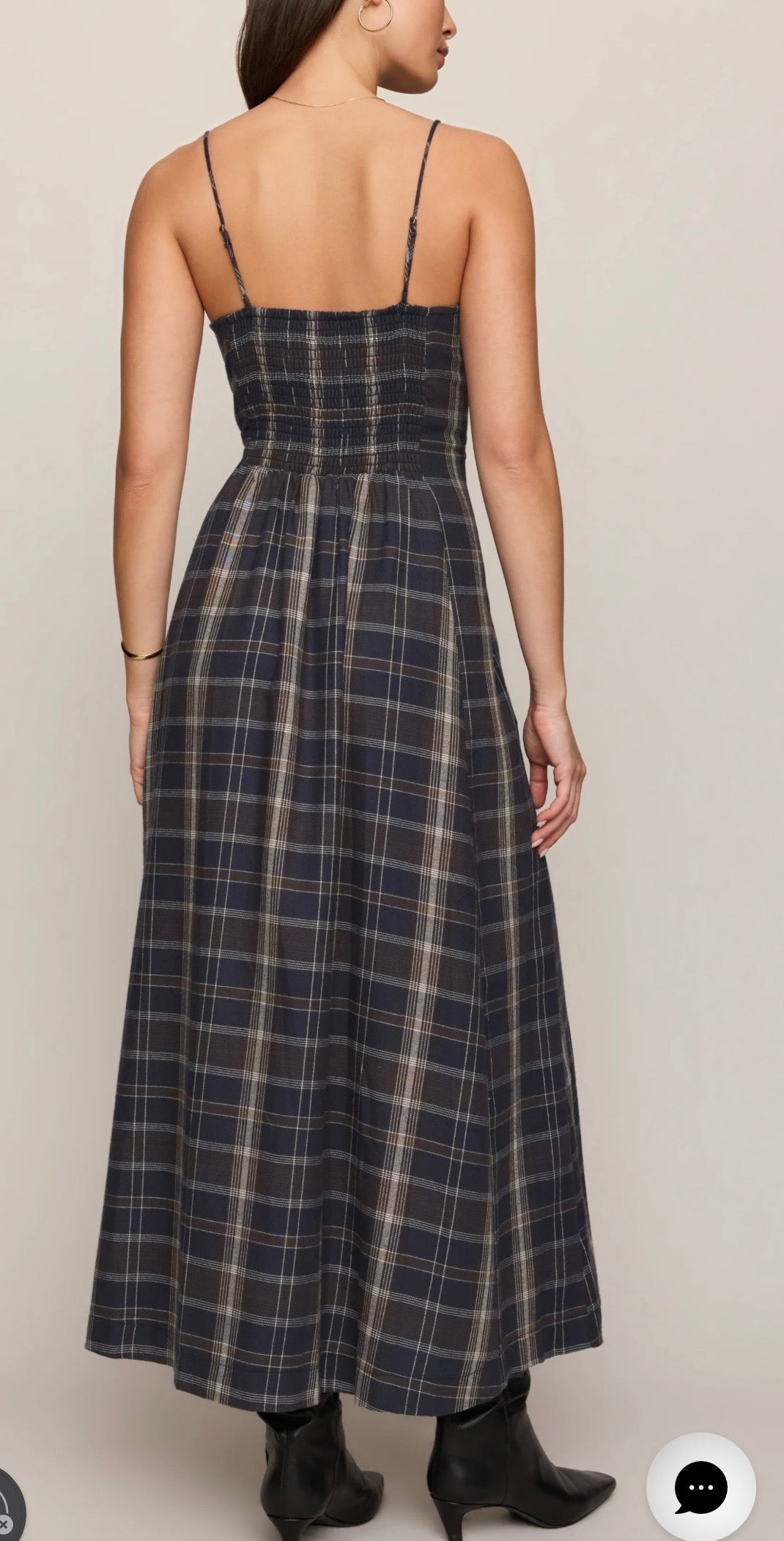 ZSupply Evermore Plaid Midi Dress