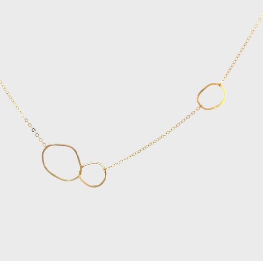 Kate Jack Organic Triple Necklace 16Inch