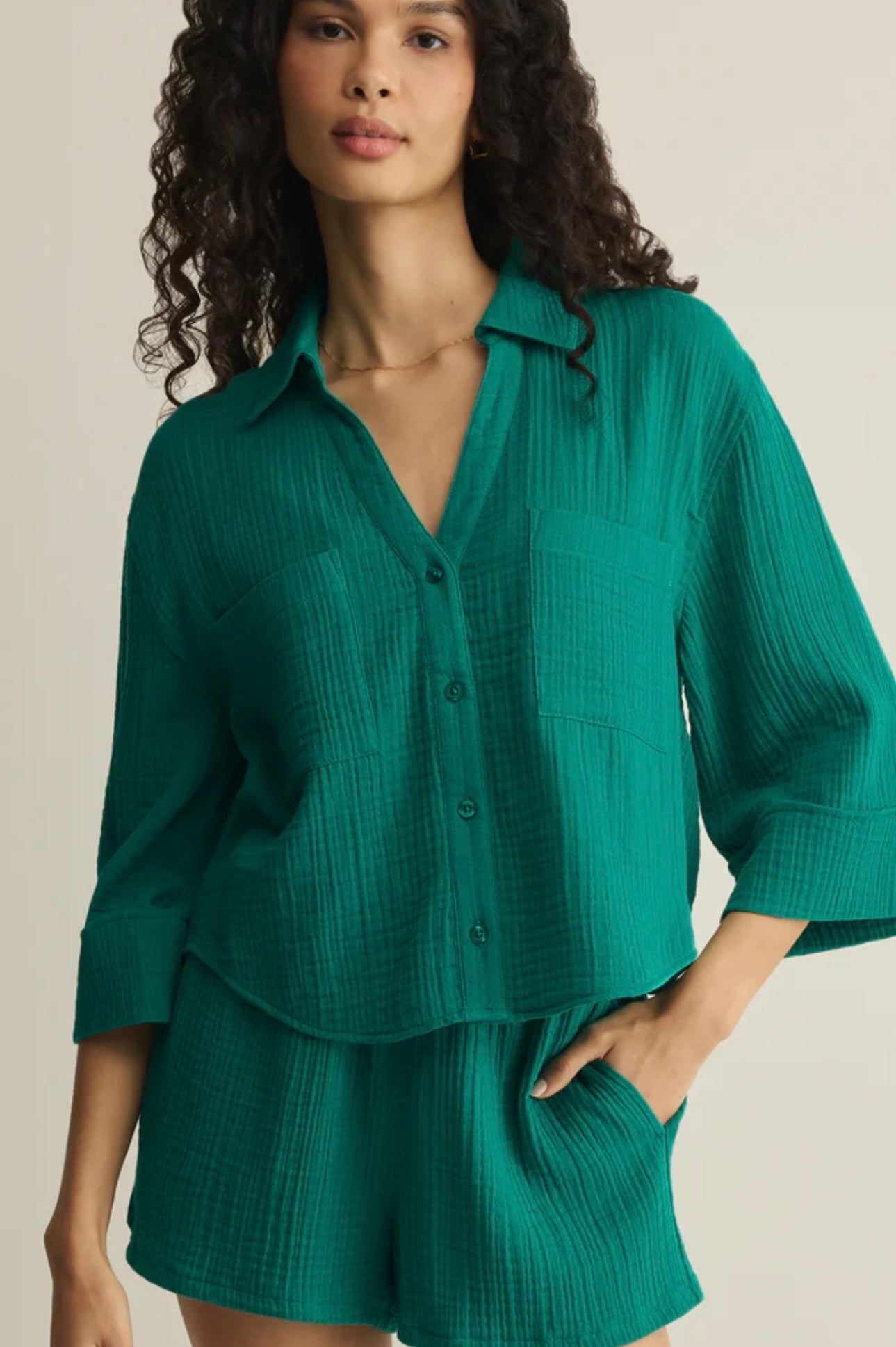 ZSupply Helena Shirt Rainforest