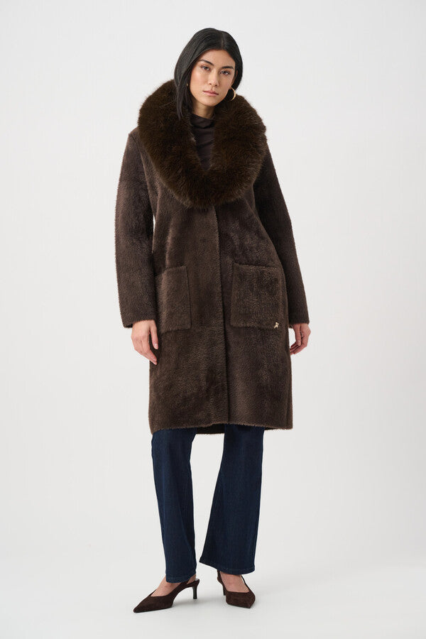 Joseph Ribkoff Faux Fur Coat