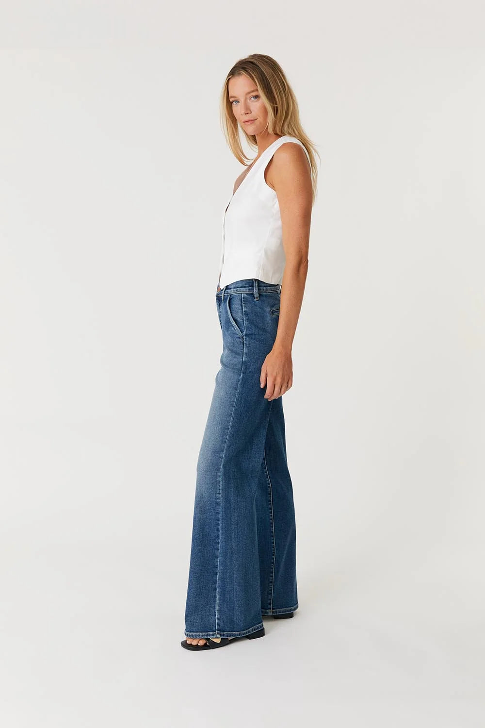 Level99 Ellis Denim Trouser