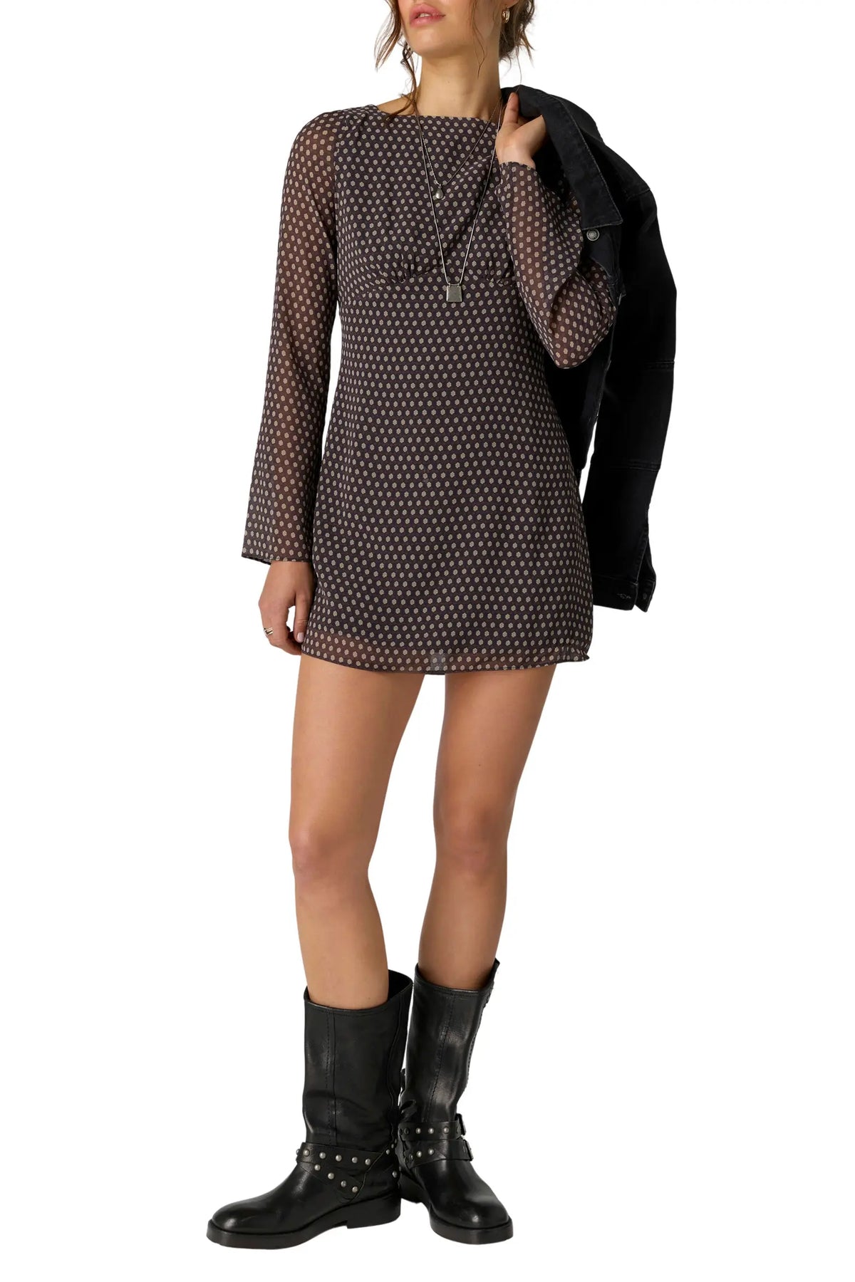Free People Jolie Printed Mini Dress