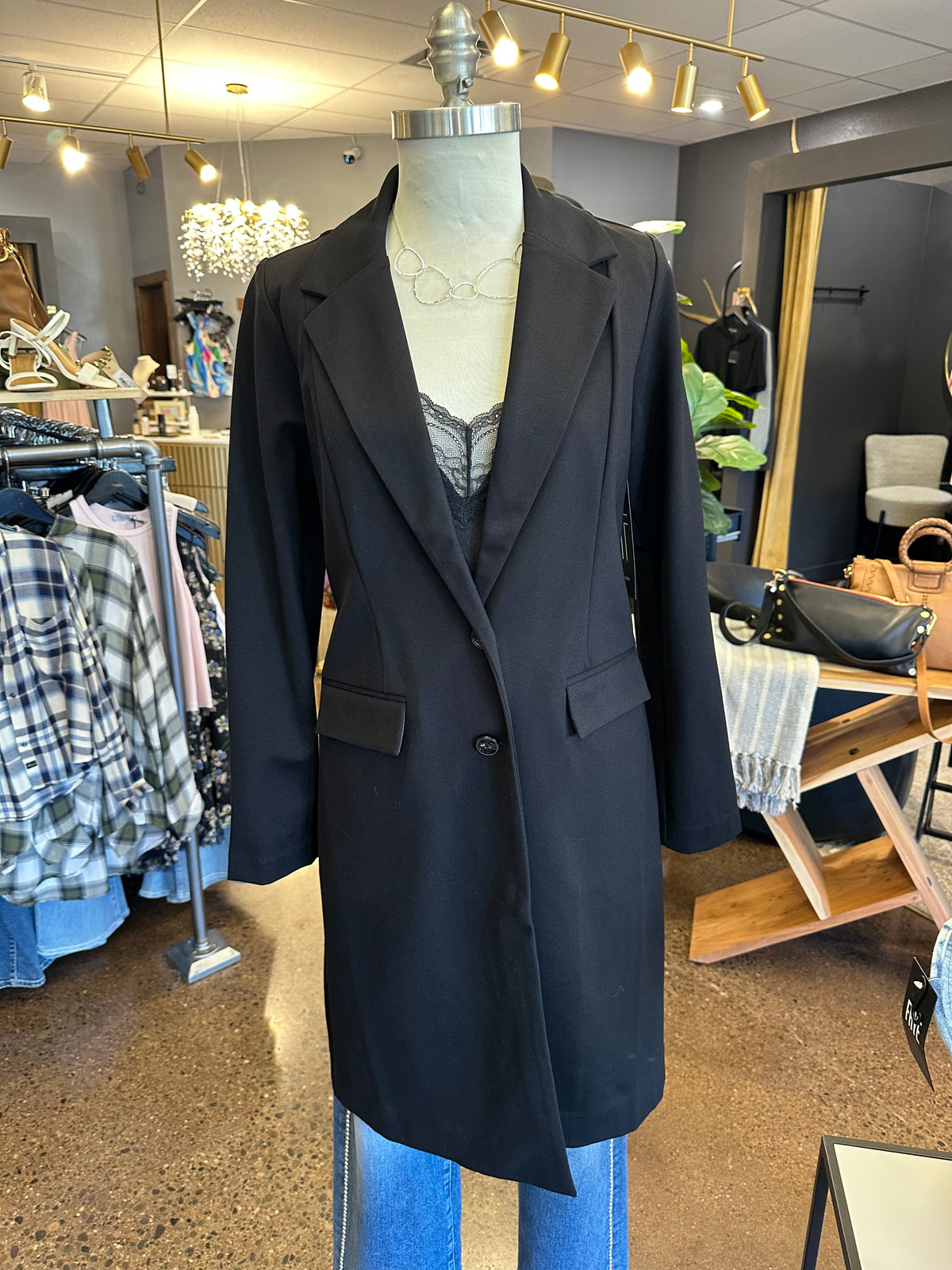 Liverpool Fit and Flare Long Blazer