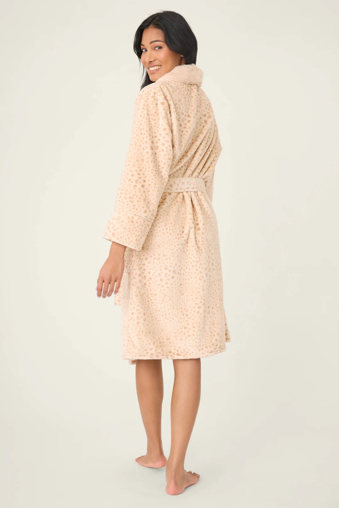 PJ Salvage Luxe Plush Robe Champagne